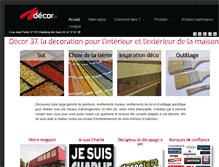 Tablet Screenshot of decor37.fr